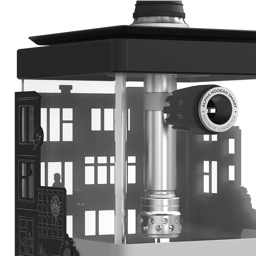Alpha Hookah Smart Exzo Panelka Nargile Takımı - Rus Nargile Takımları | Nargile Malzemesi - 3. görsel