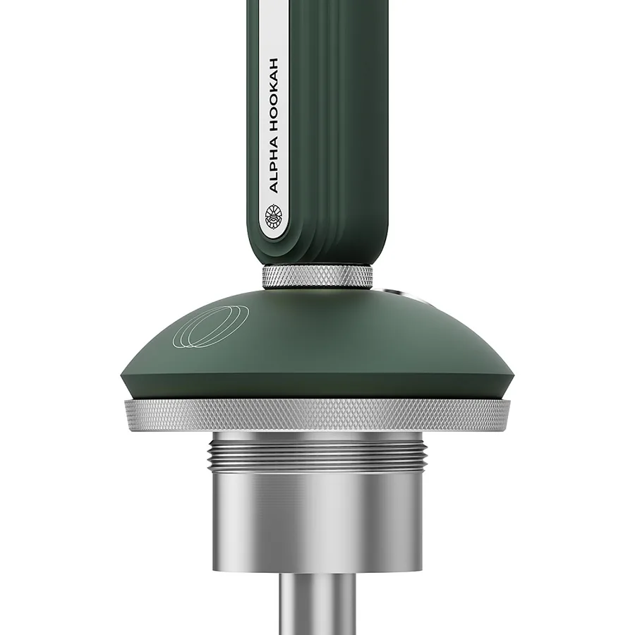 شيشة روسية Alpha Hookah Echo Silver Emerald Green - أطقم شيشة روسية | Nargile Malzemesi - الصورة 2