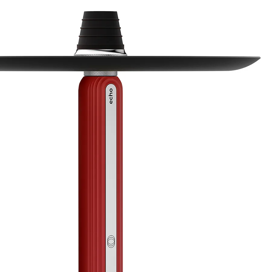 Alpha Hookah Echo Russian Hookah - Silver Ruby Red - Russian Hookah Sets | Nargile Malzemesi - image 3