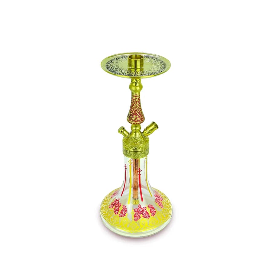 Hürrem Cast Brass Classic Turkish Hookah Set - Classic Turkish Hookah Sets | Nargile Malzemesi - image 2