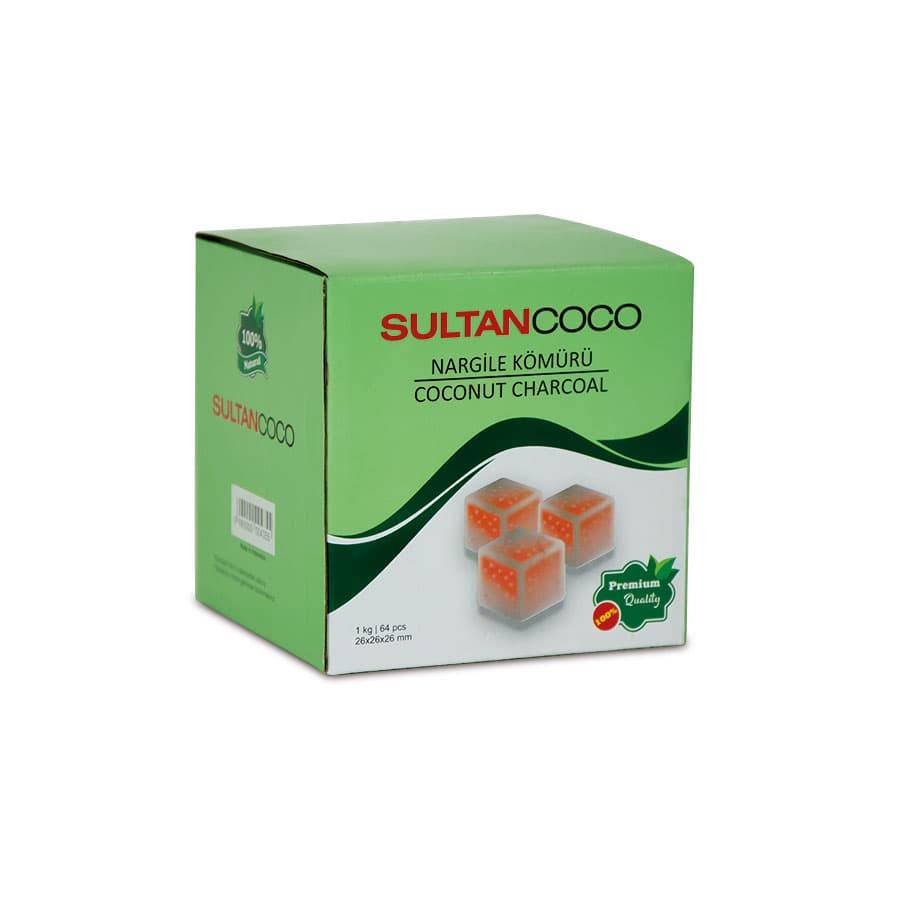 SultanCoco Nargile Kömürü 1 Kg - Kömürler | Nargile Malzemesi
