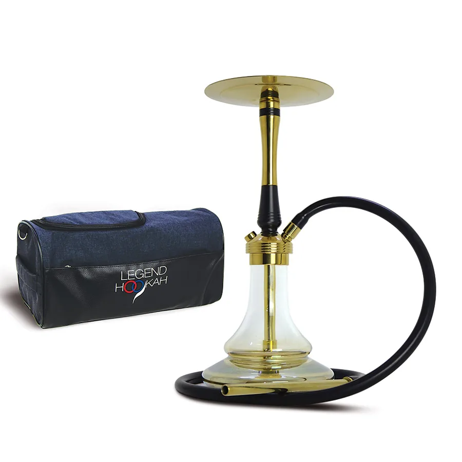 شيشة Legend Hookah LH015 Mini ستانلس ستيل كاملة مع حقيبة - شيشة Legend | Nargile Malzemesi - الصورة 2