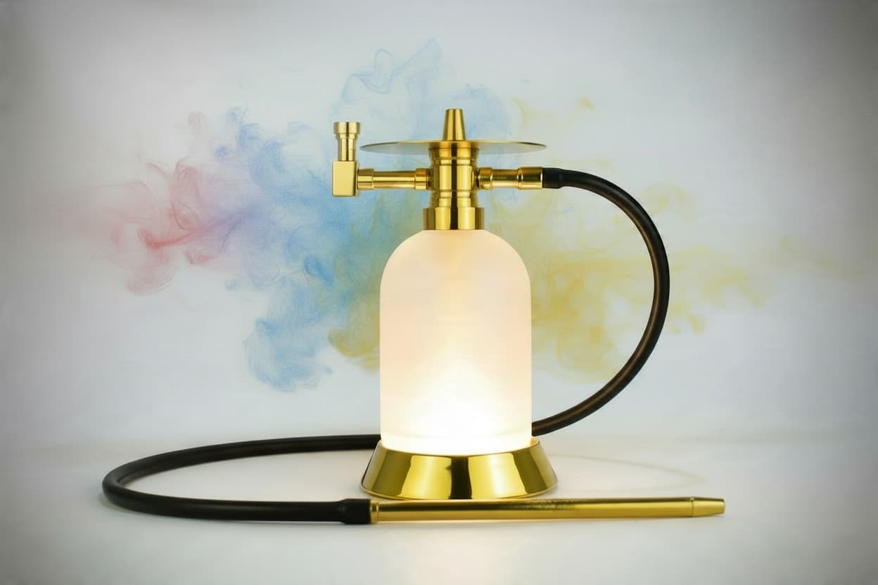 Oduman hookah set with a crystal base