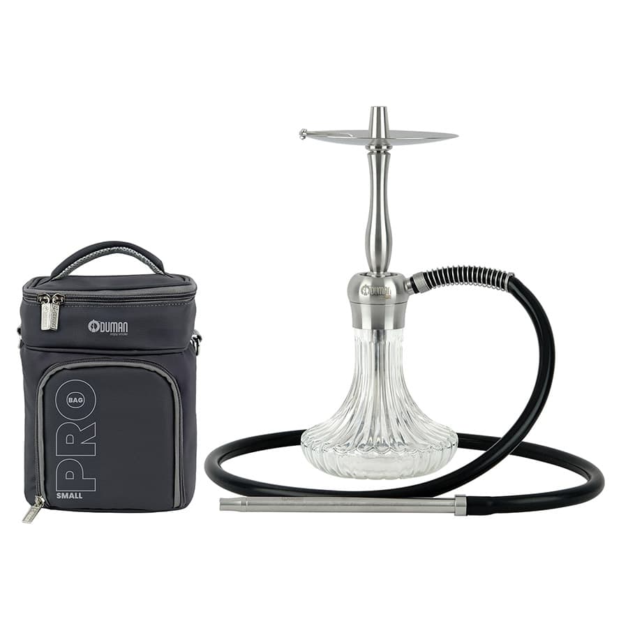Oduman Velos Stainless Steel Hookah Set with Carry Bag - Oduman Hookah | Nargile Malzemesi