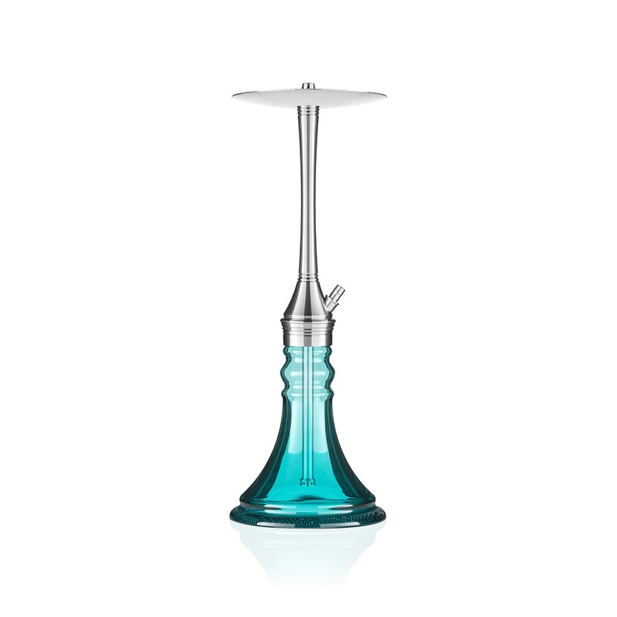 ATH Zarife Turquoise Stainless Steel Hookah Set - Stainless Steel Hookah Sets | Nargile Malzemesi
