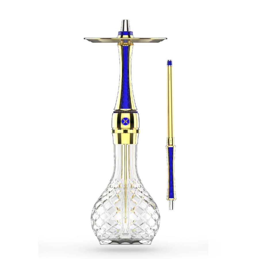 Maxx Royal Ocean Gold Eco Hookah Set - Russian Hookah Sets | Nargile Malzemesi