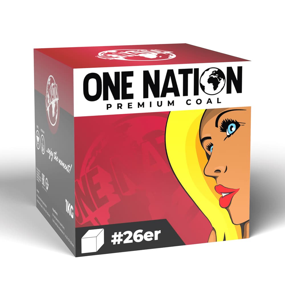 One Nation 26 er Nargile Kömürü - Hookah Charcoal | Nargile Malzemesi