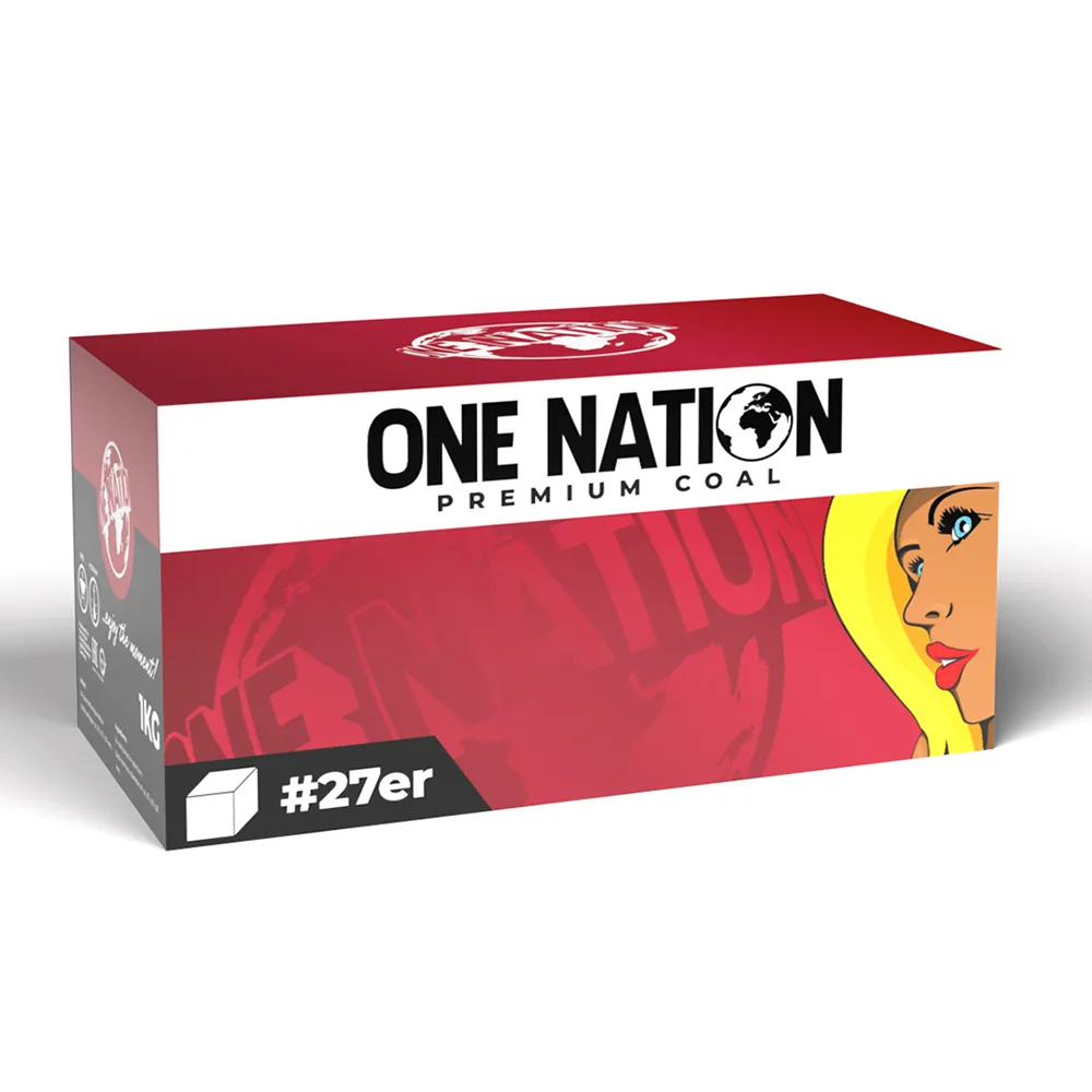 One Nation 27 er Nargile Kömürü - Kömürler | Nargile Malzemesi