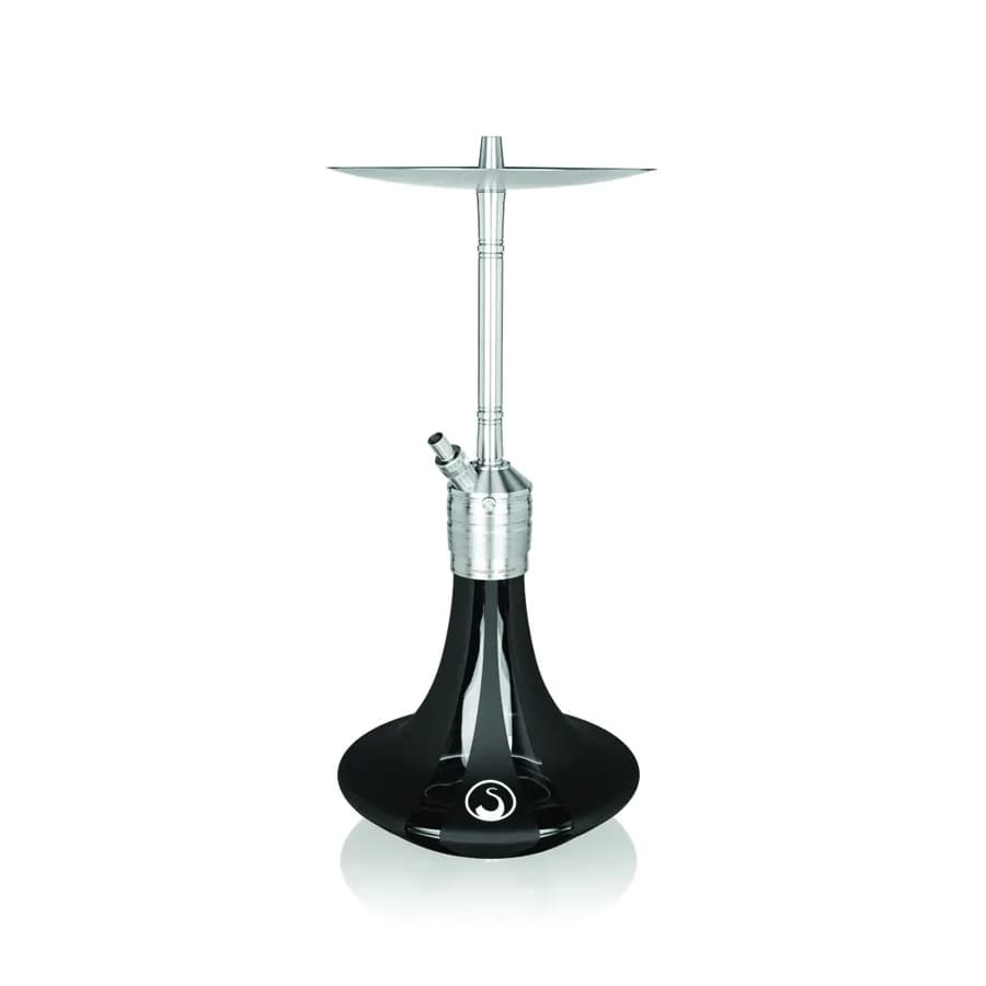 شيشة ستانلس ستيل Steamulation Ultimate One - أسود مطفي Black Matt - أطقم شيشة Steamulation | Nargile Malzemesi