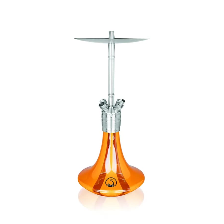 شيشة ستانلس ستيل Steamulation Ultimate Gen 3 - برتقالي معدني Orange Metallic - أطقم شيشة Steamulation | Nargile Malzemesi