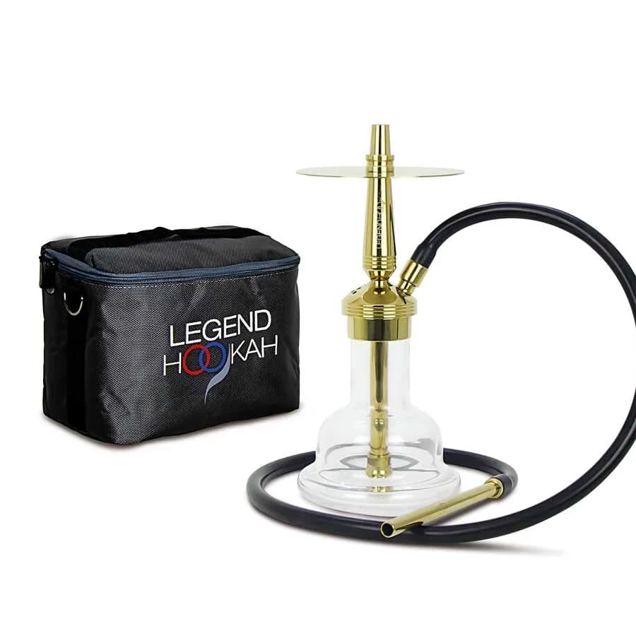 شيشة Legend Hookah LH013 G ستانلس ستيل كاملة مع حقيبة - شيشة Legend | Nargile Malzemesi