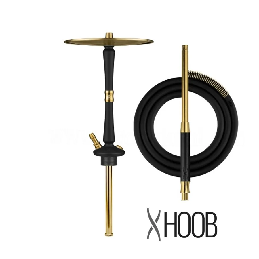 شيشة روسية Xhoob Go Black Gold كاملة - أطقم شيشة روسية | Nargile Malzemesi