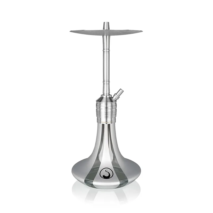 شيشة كاملة Steamulation Pure One ستانلس ستيل - فضي مطفي - أطقم شيشة Meduse | Nargile Malzemesi