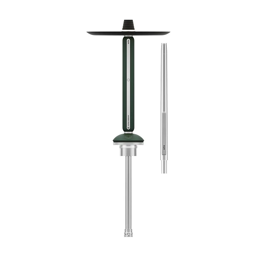 شيشة روسية Alpha Hookah Echo Silver Emerald Green - أطقم شيشة روسية | Nargile Malzemesi