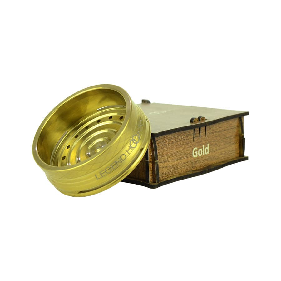 Legend Hookah Çelik Közlük - Gold - Közlükler | Nargile Malzemesi