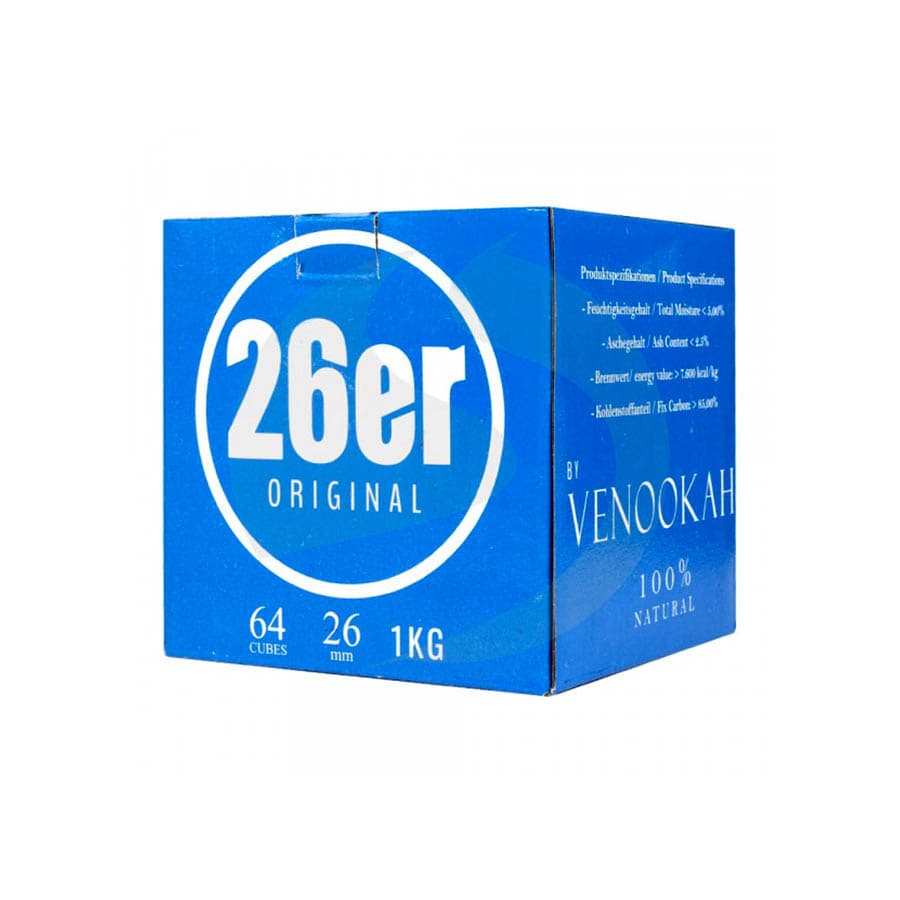 Venookah 26 er Kömür Nargile Kömürü - Kömürler | Nargile Malzemesi