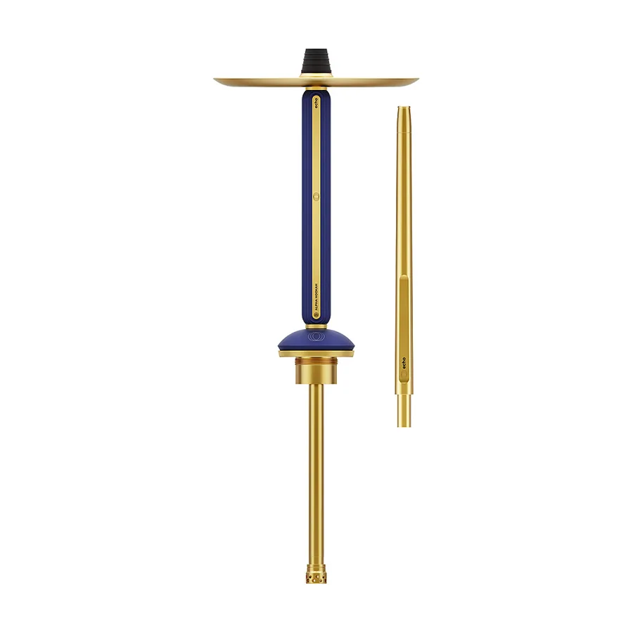 شيشة روسية Alpha Hookah Echo - Gold Sapphire Blue - أطقم شيشة روسية | Nargile Malzemesi