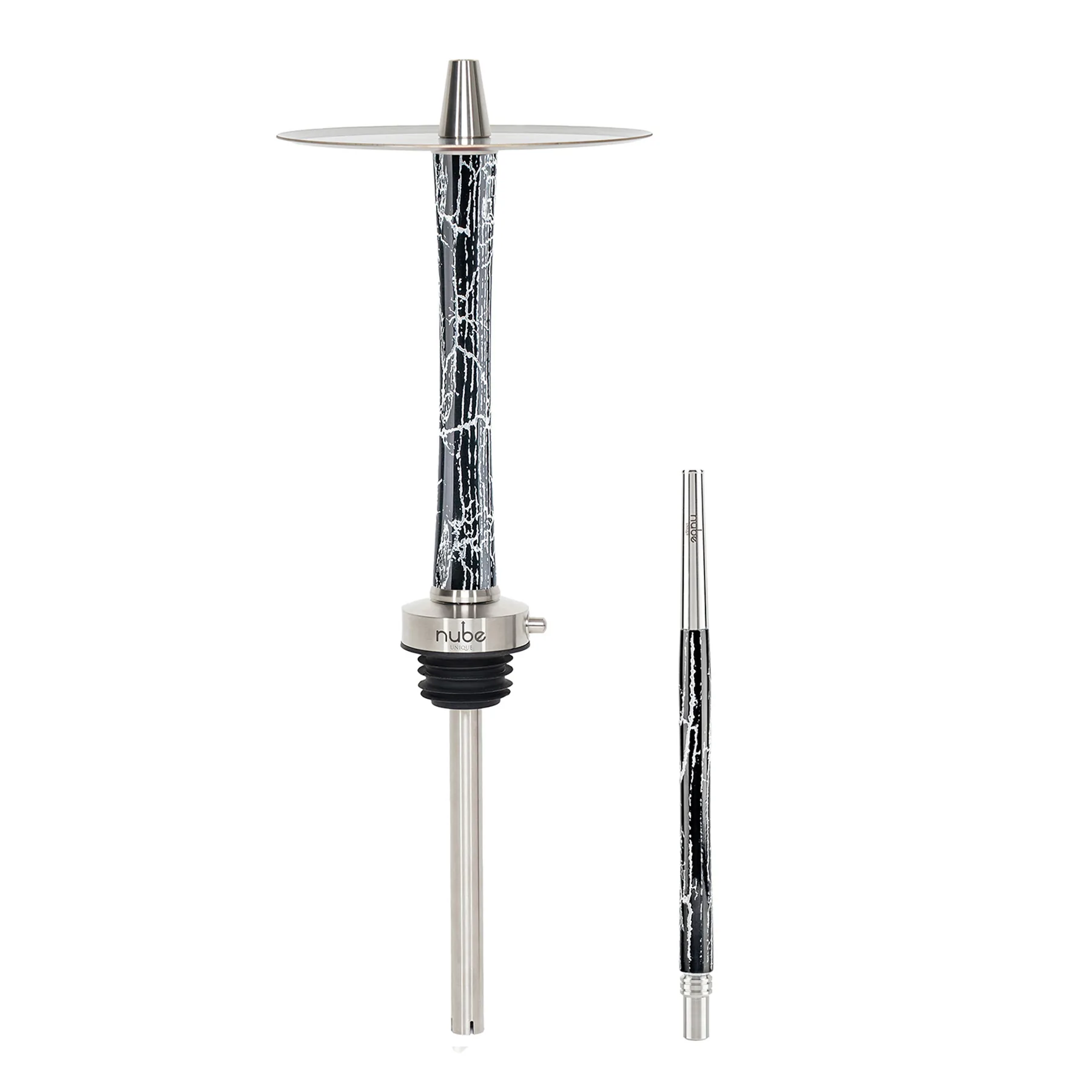 Nube Wolt Black Russian Hookah Set - Russian Hookah Sets | Nargile Malzemesi