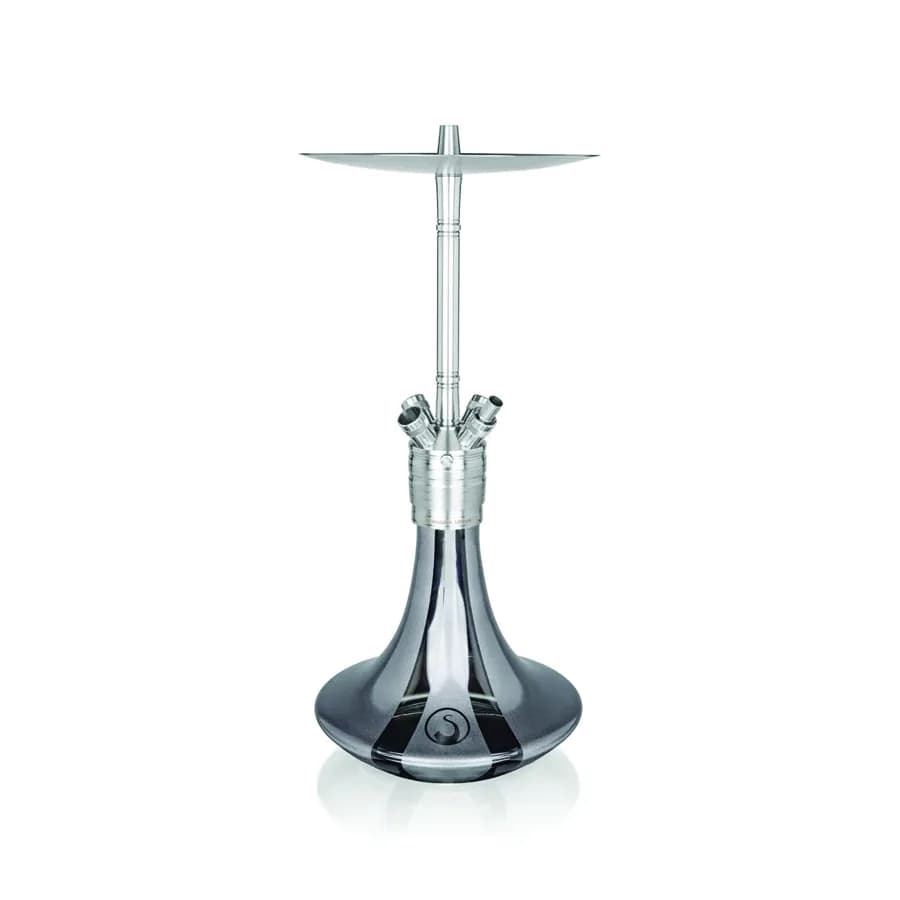 شيشة Steamulation Ultimate Gen 3 كاملة – Graphite Metallic - أطقم شيشة Steamulation | Nargile Malzemesi