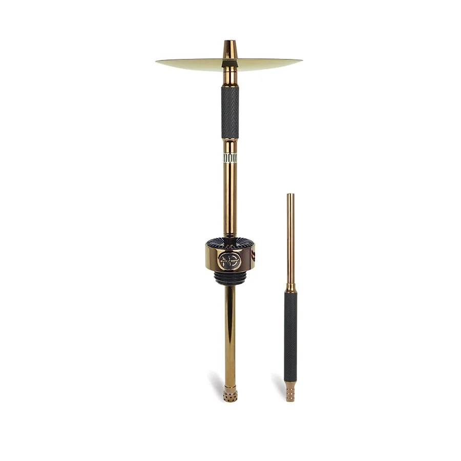 WOH 03 Stainless Steel Hookah Set - Gold (Base Not Included) - Stainless Steel Hookah Sets | Nargile Malzemesi