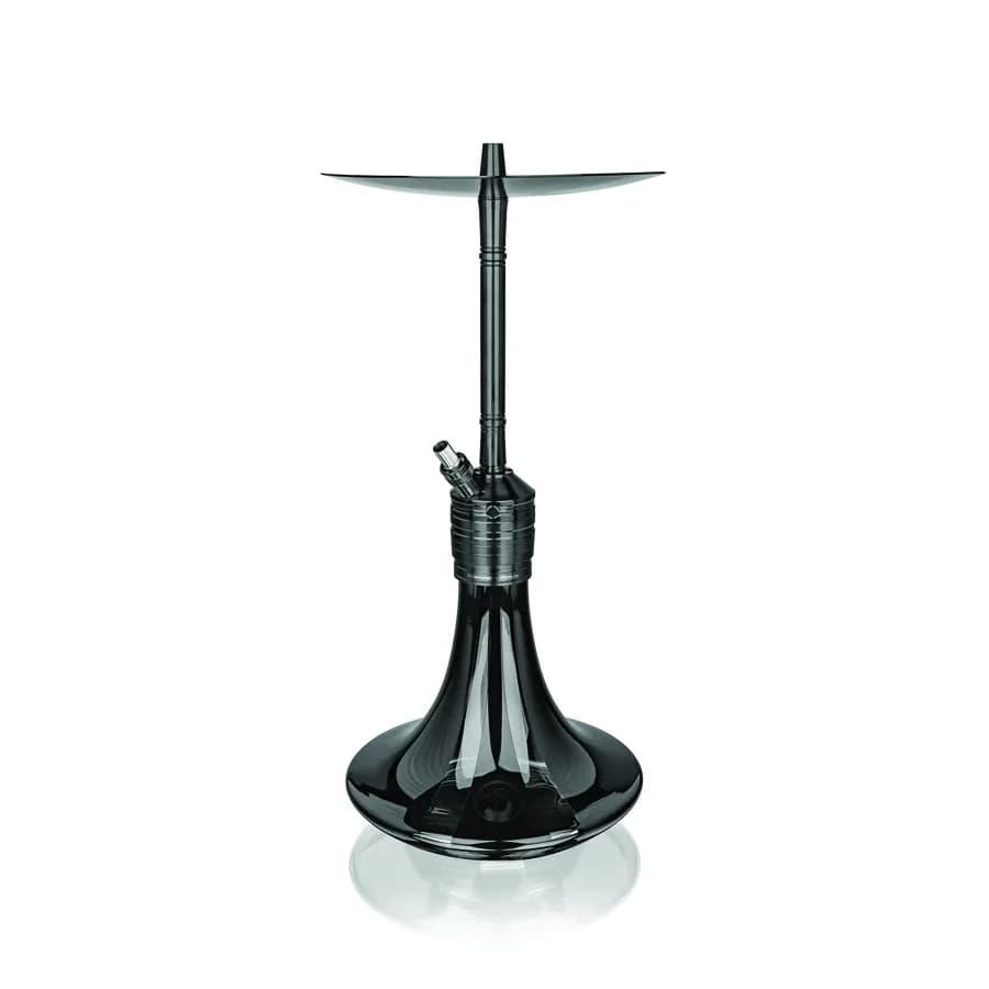 شيشة Steamulation Ultimate One Black Gloss Gen 3 كاملة - أسود - أطقم شيشة Steamulation | Nargile Malzemesi