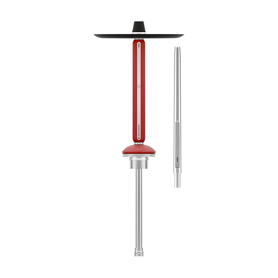 شيشة روسية Alpha Hookah Echo - Silver Ruby Red - أطقم شيشة روسية | Nargile Malzemesi
