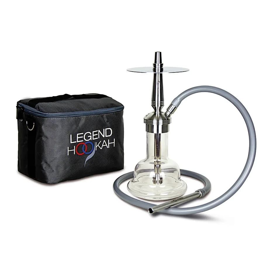 شيشة ستانلس ستيل كاملة مع حقيبة Legend Hookah LH013 - شيشة Legend | Nargile Malzemesi